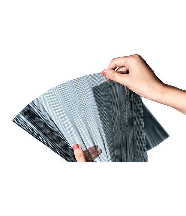 Malla plegada de poliéster