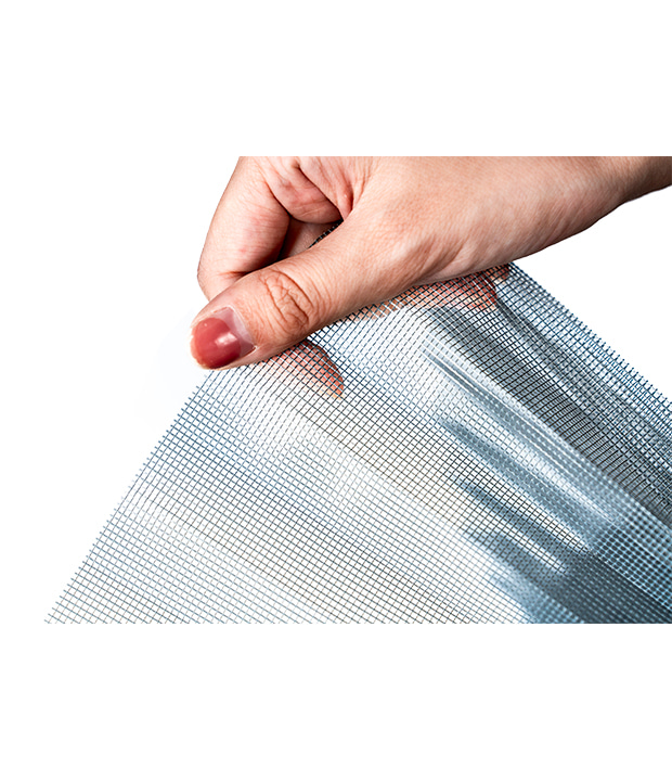 Malla plegada de poliéster