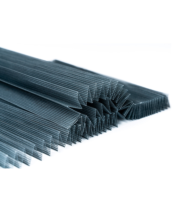 Malla plegada de poliéster